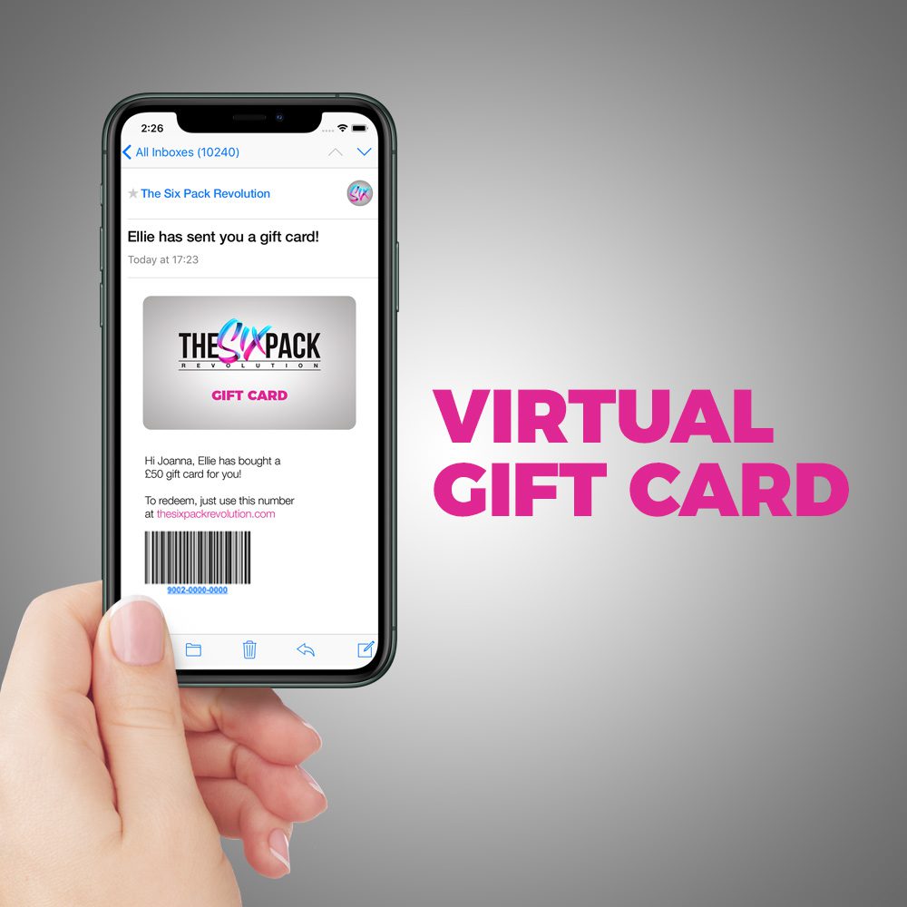 Programme Gift Card Virtual The Six Pack Revolution UAE Programme Gift Card Virtual The Six Pack Revolution UAE